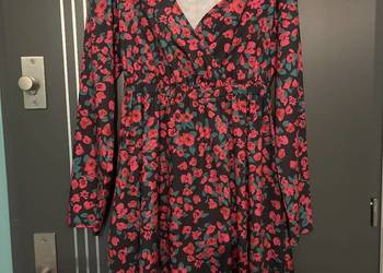 Shein sukienka modny wzór kwiaty floral hit roz.40/42
