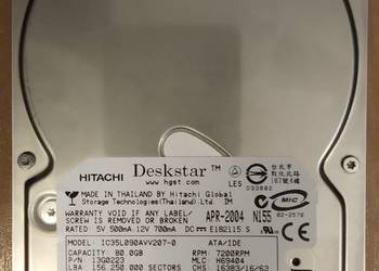 (014) HDD Hitachi Deskstar IC35L090AVV207-0 ATA/IDE