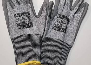Rękawice antyprzecięciowe powlekane PU Verken Razer Cut C r. 7-8-9-10-11