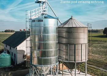 SILOSY zbożowe Lejowe Typu SL od 10T do 2000Ton Ocynk Polski producent