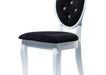 Krzesło BONA Design pikowane kryształami