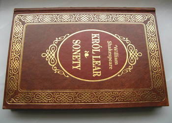 Król Lear, Sonety - William Shakespeare, oprawa twarda