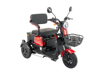 autko skuter elektryczny pojazd wózek ZT-16 LEKU czerwony