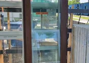 Okno balkonowe z roletą 87x260 - od ręki!