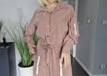 Rozpinana sukienka szmizjerka