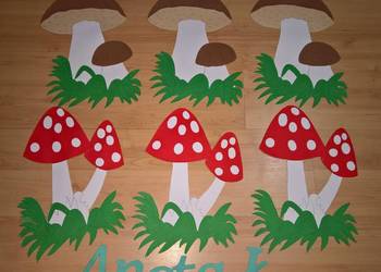 Dekoracje dwustronne okienne jesienne z brystolu. tel: 504 102 444