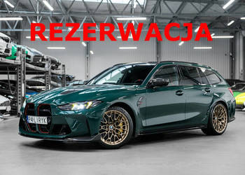 BMW M3 CS Touring 550 KM. Gwarancja 2029. PPF. British Racing Green. G80