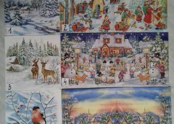 Serwetki decoupage świąteczne zestaw A
