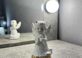 Figura / figurka anioł / aniołek biały / biała