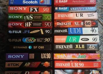 kasety magnetofonowe nowe folia