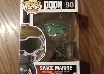Kultowa figurka DOOM Space Marine 90 firmy Funko Pop Games. NOWA!