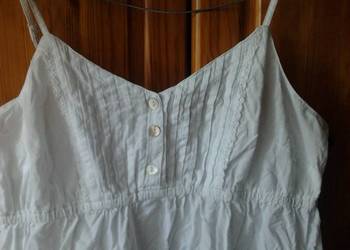 sukienka lletnia boho etno z bawełny z guzikami z masy perło