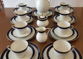 Bareuther, Bawaria – złoto/kobaltowy serwis dla 8 osób Bareuther, Bawaria – złoto/kobaltowy serwis dla 8 osób