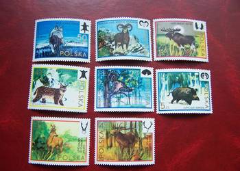 Polska 1973 MNH Mi. 2247/54 Fauna Zwierzęta Myślistwo  a
