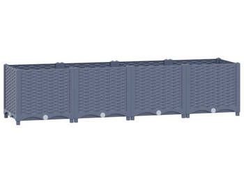 Donica do podniesionej rabaty 160x40x38 cm polipropylen WM-310404