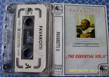 + Kaseta; pavarotti--the essential VOL. 2. ; LEO.
