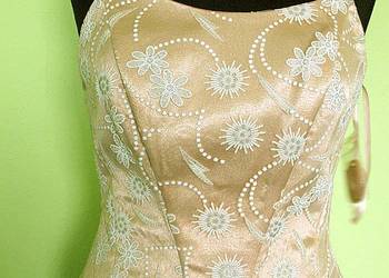 Bluzka krótka - gorset - 36 S - biust 80+ cm