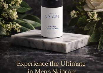 ARISĒL 3‑in‑1 – Luksusowy krem pod oczy dla mężczyzn, którzy wymagają więce