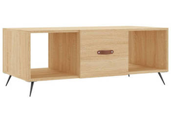 Stolik kawowy dąb sonoma 102x50x40cm materiał drewnopochodny WM-829271