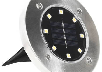 Solarne lampy gruntowe LED 8 szt. kolory RGB WM-315695