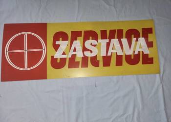 FSO Service Zastawa Zastava Szyld Tablica Emblemat Warsztat