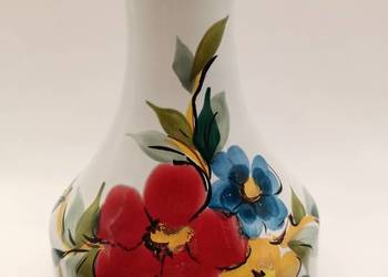 Naczynie ceramiczne butelka ręcznie malowany ITALY