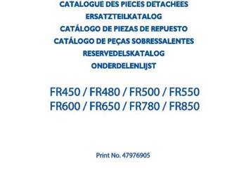 New Holland fr 450 fr 480 fr 500 fr 550 fr 600 fr 650 fr 780 fr 850 katalog