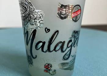 Nowy kieliszek pamiątka na prezent Malaga shot