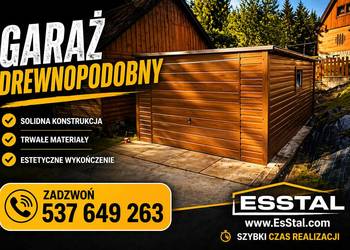 Garaż Blaszany JEDNOSPADOWY | Garaże Blaszane - ESSTAL