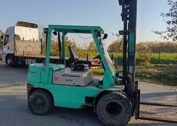 Wózek widłowy Mitsubishi diesel 5 ton udźwigu wysokość podnoszenia 5 metrów