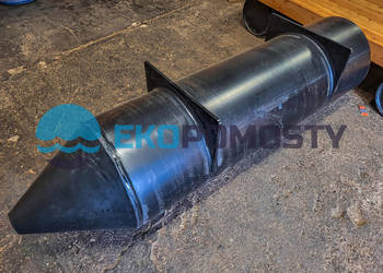 Pływak rurowy PE-HD 630mm - 2m, pomost pływający, platforma pływająca