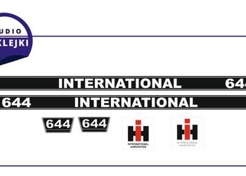 Naklejki ciągnik traktor Case International 644 Nalepki Komplet