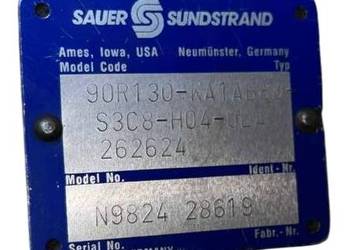 Sauer Sundstrand 90R130 - KA1AB80 - S3C8 - H04 - GLA 262624 Pompa