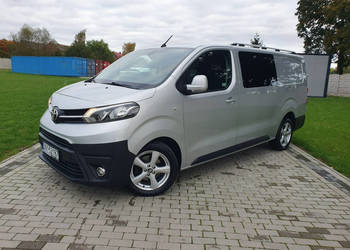 Toyota ProAce 2.0d 150KM Maxi Long 5osobowa Salon PL Brygadówka Raty Zamia…
