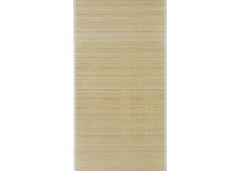 Mata bambusowa na podłogę 100x160 cm naturalna WM-245820