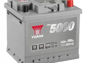 Akumulator 12V 54Ah 500A Yuasa Silver  Prawy Plus