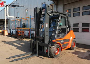 6 Ton Wózek widłowy używany Linde H60T z Gwarancją UDT osprzęt pozycjoner
