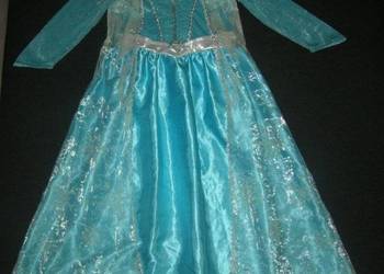 Strój kostium przebranie ELSA Kraina Lodu Frozen 5-6 lat 110-116cm DISNEY