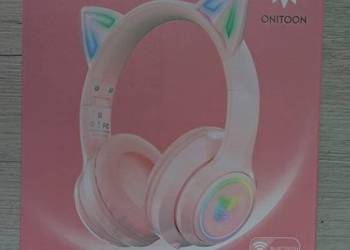 Słuchawki Kocie Uszy Onitoon B90 Black RG