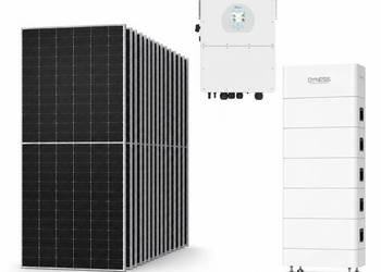 Zestaw fotowoltaiczny hybrydowy 12 kWp - falownik DEYE SG01HP3 1