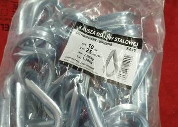 Kausza do liny stalowej 10 mm  25 szt