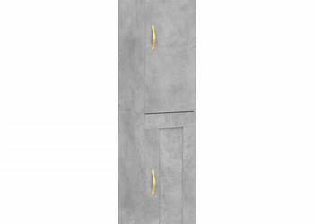 Wysoka szafka szarość betonu 345x34x180 cm WM-3199093