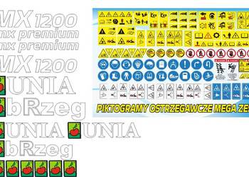 Naklejki Unia Mx 1200 super mocne zamienniki