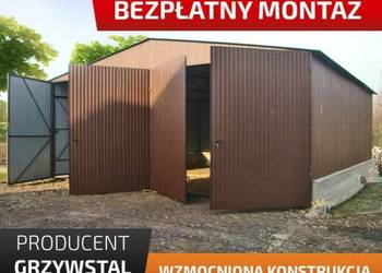 Garaż blaszany Dwuspadowy - Wiata - Magazyn Rolniczy  – GRZYWSTAL