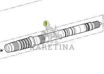 Claas Axion 870 Wałek Przekładni Wałek Skrzyni Biegów 00 1165 634 0 001165…