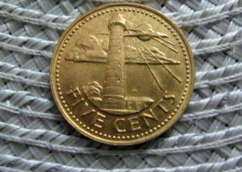 Barbados 5 Cent 1973r