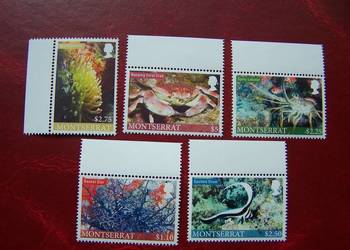 Montserat 2010 MNH Fauna Życie Morskie Koralowce