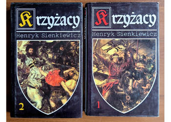 KRZYŻACY komplet 1-2 okładka twarda Sienkiewicz