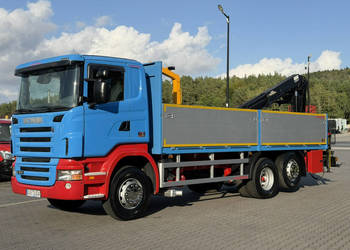 Scania R 400 LB 6x2 HDS Budowlanka Widły Oś Skrętna Super Stan W pełni spr…