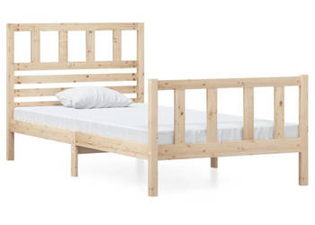 Rama łóżka lite drewno 90x200 cm WM-3101138